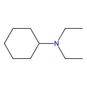 Cyclohexyldiethylamine structure