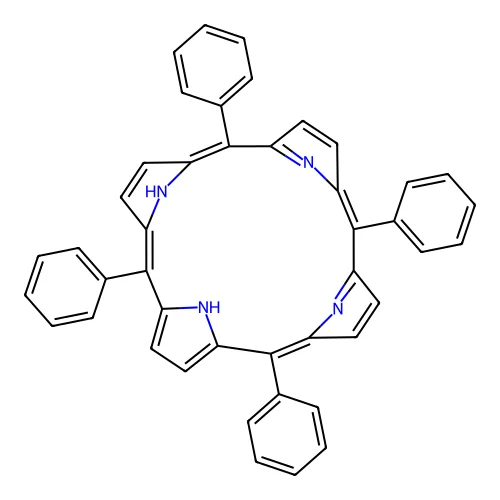 5,10,15,20-Tetraphenyl-21,22-dihydroporphyrin structure