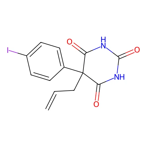 BARBITURIC ACID, 5-ALLYL-5-(p-IODOPHENYL)- structure