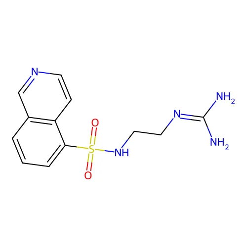 N-(2-((Aminoiminomethyl)amino)ethyl)-5-isoquinolinesulfonamide structure