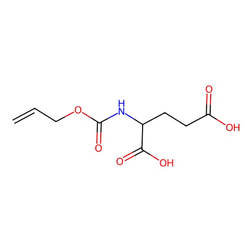 2-(Prop-2-enoxycarbonylamino)pentanedioic acid structure
