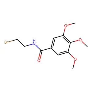 N-(2-Bromoethyl)-3,4,5-trimethoxybenzene-1-carboximidic acid structure