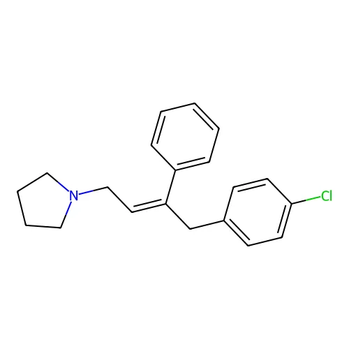 Pyrrobutamine structure