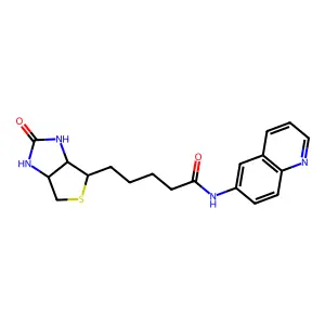Biotinyl-6-aminoquinoline structure