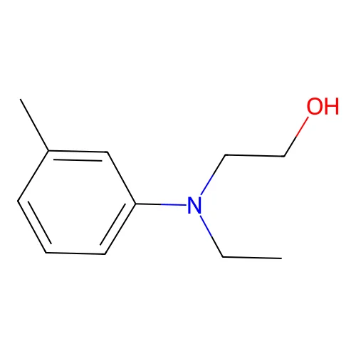2-(N-ethyl-m-toluidino)ethanol structure