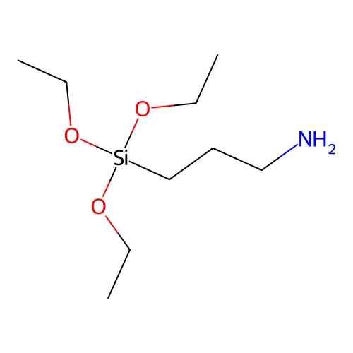 (3-Aminopropyl)triethoxysilane structure