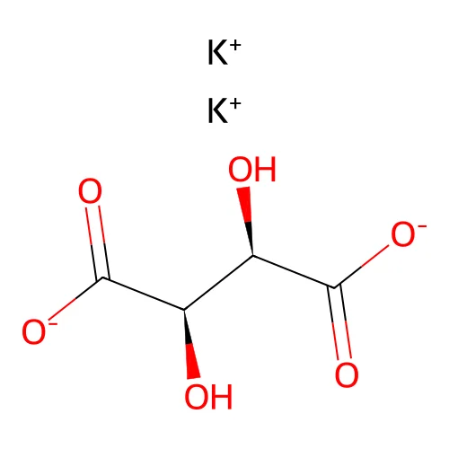 Potassium Tartrate structure