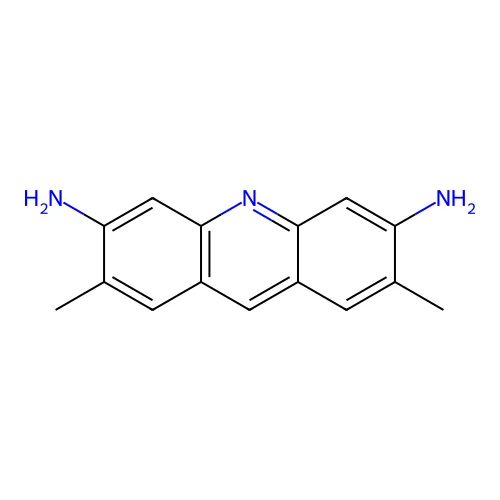 3,6-Acridinediamine, 2,7-dimethyl- structure