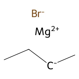 Bromo(1-methylpropyl)magnesium structure