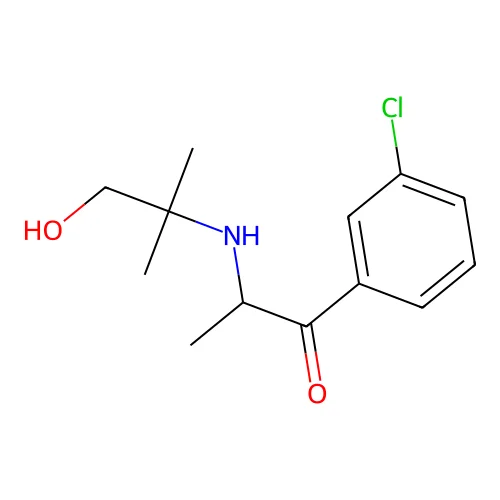 Hydroxybupropion structure