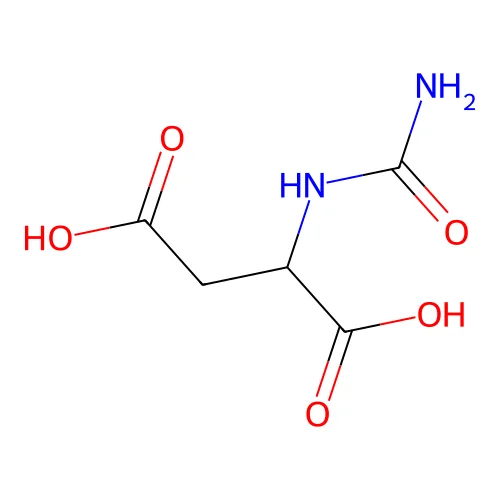 Ureidosuccinic acid structure