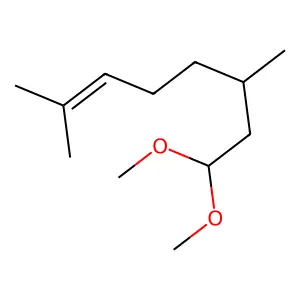 2-Octene, 8,8-dimethoxy-2,6-dimethyl- structure