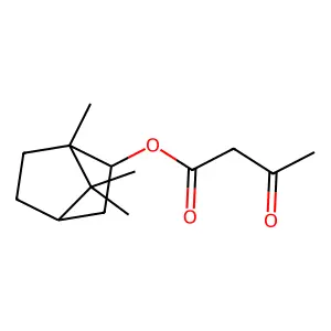 1,7,7-Trimethylbicyclo(2.2.1)hept-2-yl acetoacetate structure
