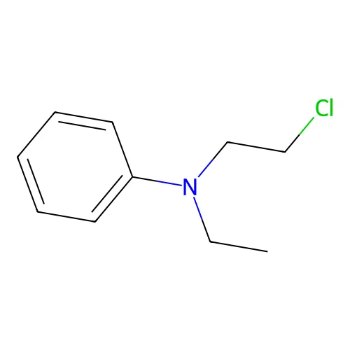 N-(2-Chloroethyl)-N-ethylaniline structure