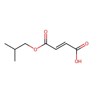 4-(2-Methylpropoxy)-4-oxobut-2-enoic acid structure
