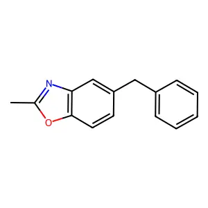 5-Benzyl-2-methylbenzoxazole structure