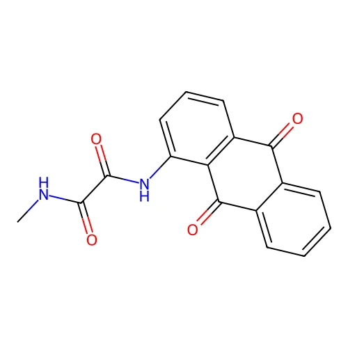 Oxamide, N-(1-anthraquinonyl)-N'-methyl- structure