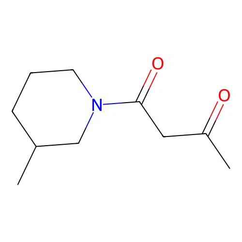 1-(3-Methylpiperidin-1-yl)butane-1,3-dione structure