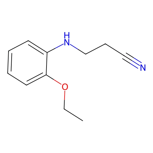 3-(2-Ethoxyanilino)propanenitrile structure