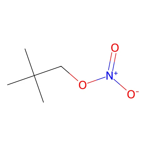 1-Propanol, 2,2-dimethyl-, nitrate structure
