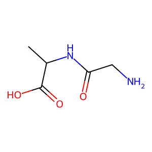 N-Glycylalanine structure