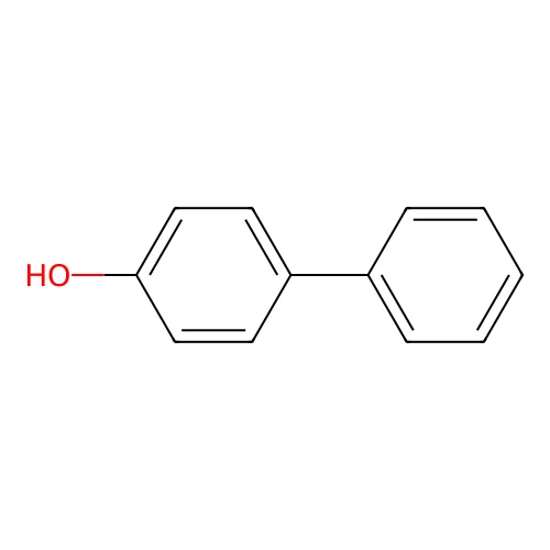 4-Hydroxybiphenyl structure