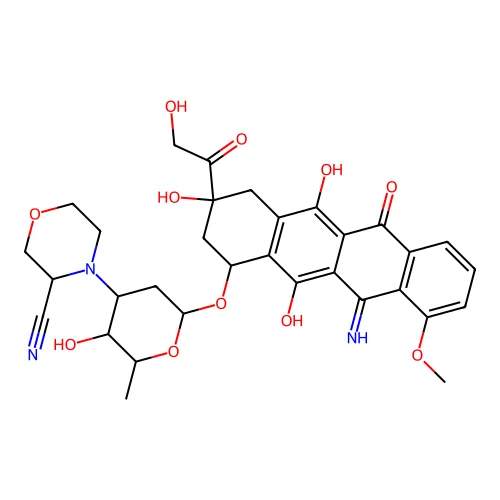 5-Iminocyanomorpholinoadriamycin structure