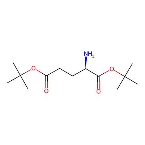 Di-tert-butyl (R)-2-aminopentanedioate structure