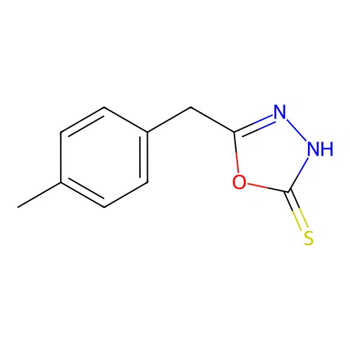 5-(4-Methylbenzyl)-1,3,4-oxadiazole-2-thiol structure