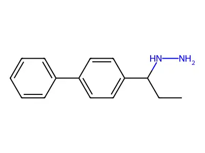 1-(4-Phenylphenyl)propylhydrazine structure