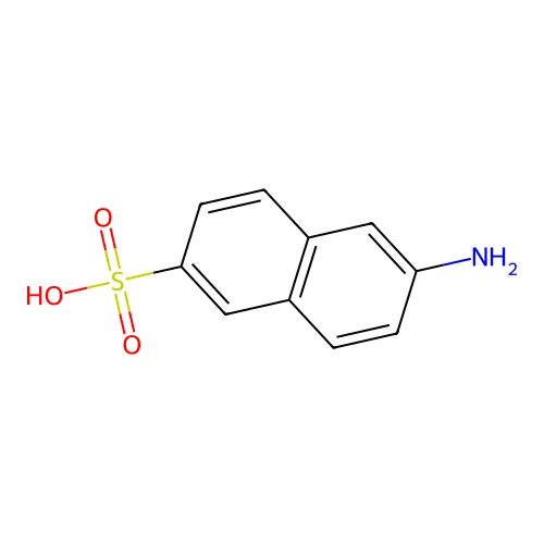 6-Amino-2-naphthalenesulfonic acid structure