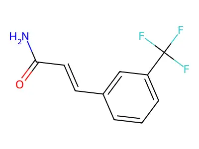 3-[3-(Trifluoromethyl)phenyl]prop-2-enamide structure