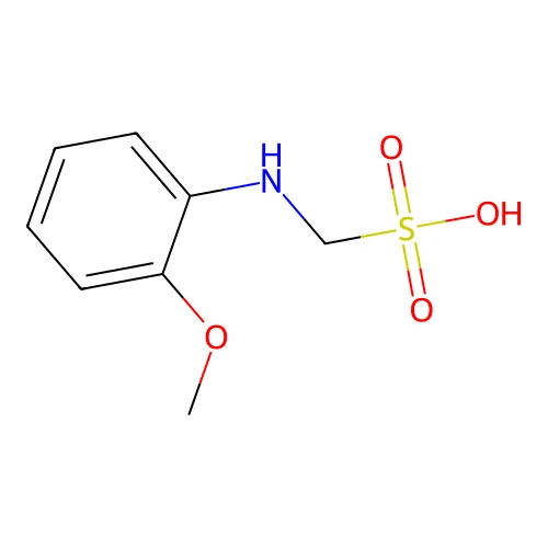 o-Anisidyl-N-methanesulfonic acid structure