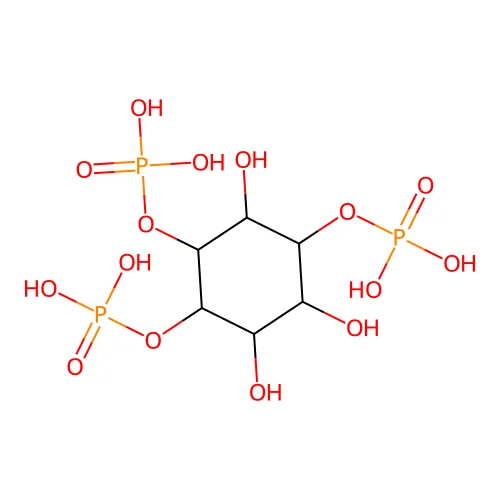 (2,3,5-Trihydroxy-4,6-diphosphonooxycyclohexyl) dihydrogen phosphate structure