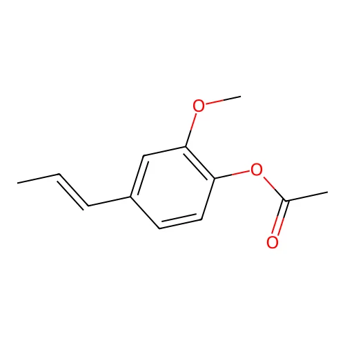 Isoeugenol, acetate structure