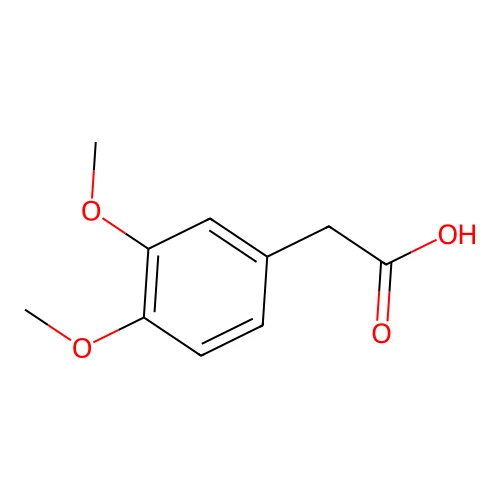 (3,4-Dimethoxyphenyl)acetic acid structure