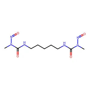 1,1'-Pentamethylenebis(3-methyl-3-nitrosourea structure