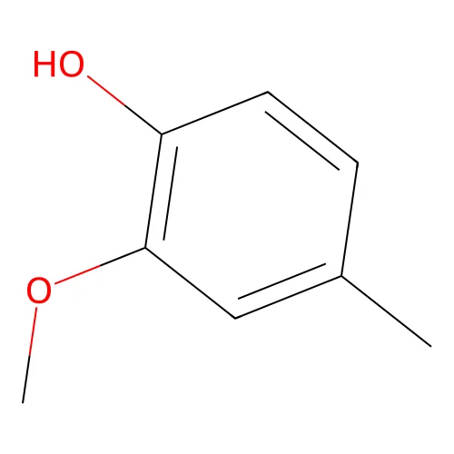 2-Methoxy-4-Methylphenol structure