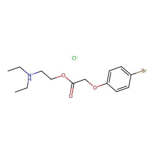 C14H20BrNO3.ClH structure
