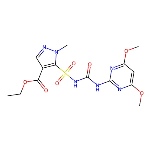 Pyrazosulfuron-ethyl structure