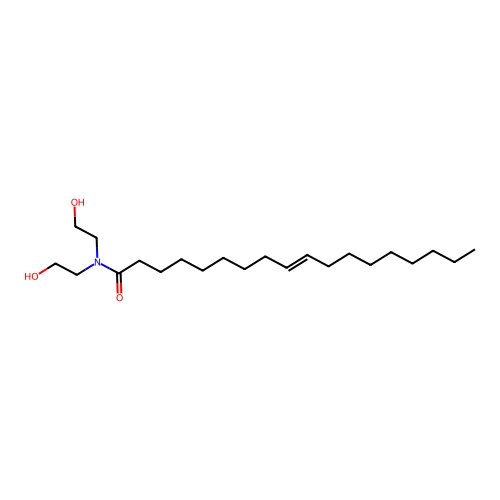 N,N-Bis(2-hydroxyethyl)octadec-9-enamide structure
