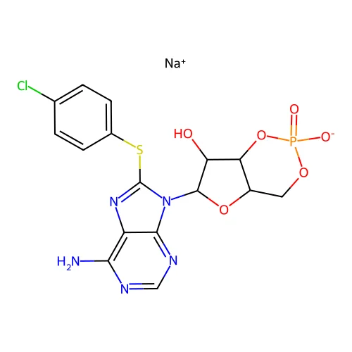 8-CPT-Cyclic AMP (sodium salt) structure