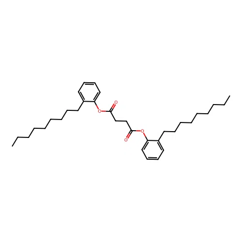 Bis(nonylphenyl) succinate structure