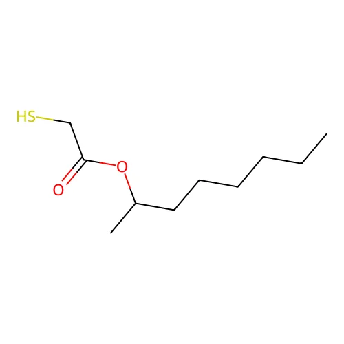1-Methylheptyl mercaptoacetate structure