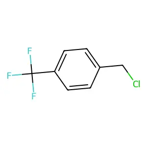 p-Trifluoromethylbenzyl chloride structure