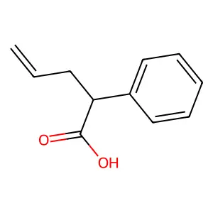 Benzeneacetic acid, alpha-2-propen-1-yl- structure