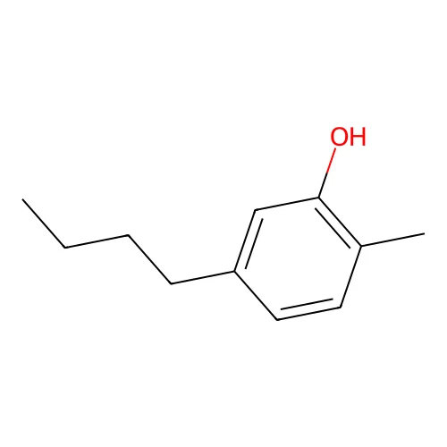 5-Butyl-o-cresol structure
