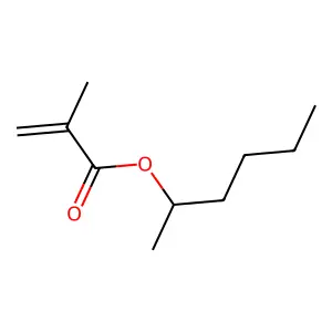 1-Methylpentyl methacrylate structure