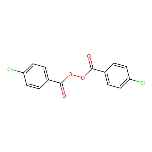 Bis(4-chlorobenzoyl) peroxide structure