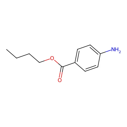 Butyl 4-aminobenzoate structure
